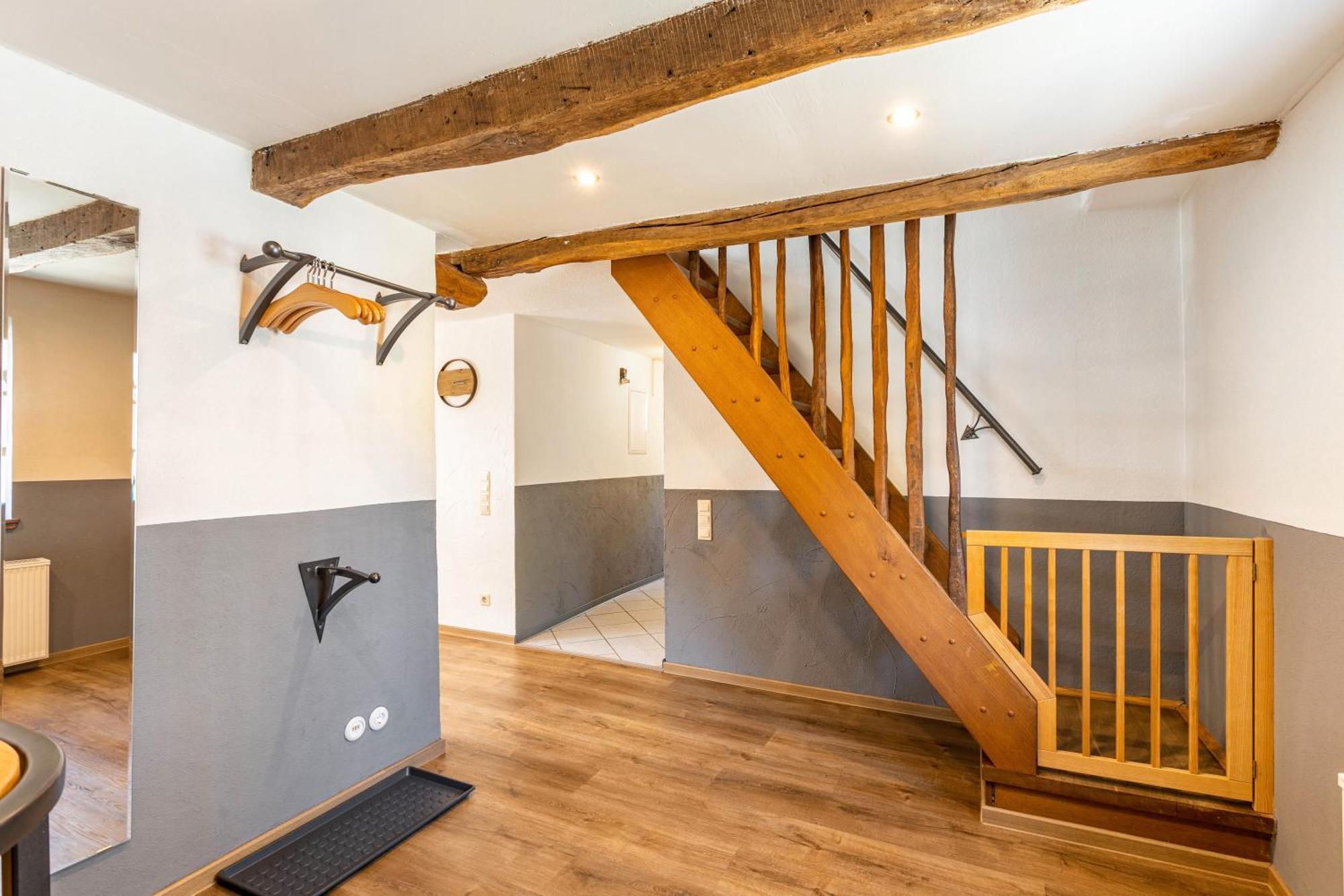 Fachwerk-Ferienhaus 1764 Eslohe Bagian luar foto